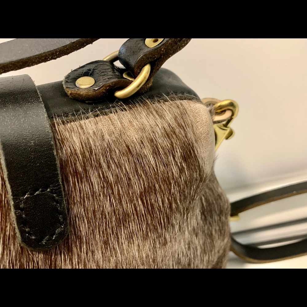 Uppdoo Wonder L Bag - Salt and Pepper Haircalf - Picture 9 of 11